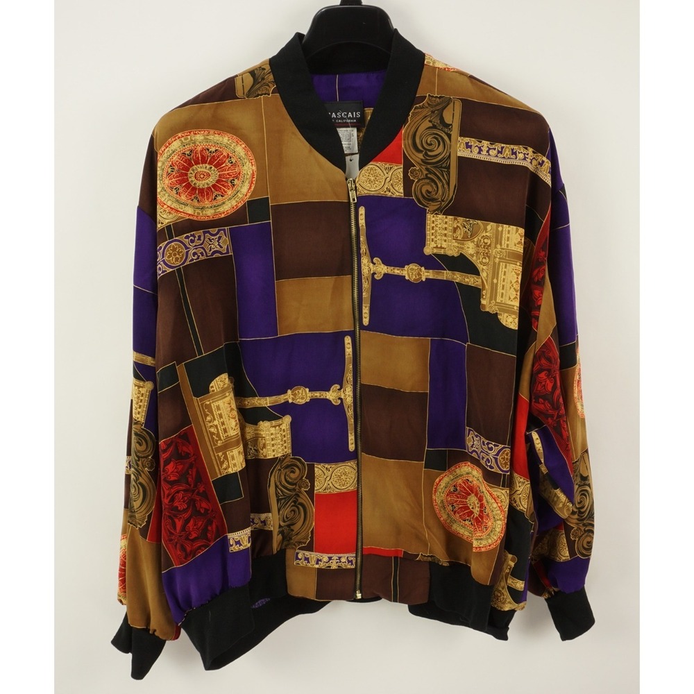 Deadstock Vintage Cascais California 80s/90s Geometric Track Jacket Men's 3X‎